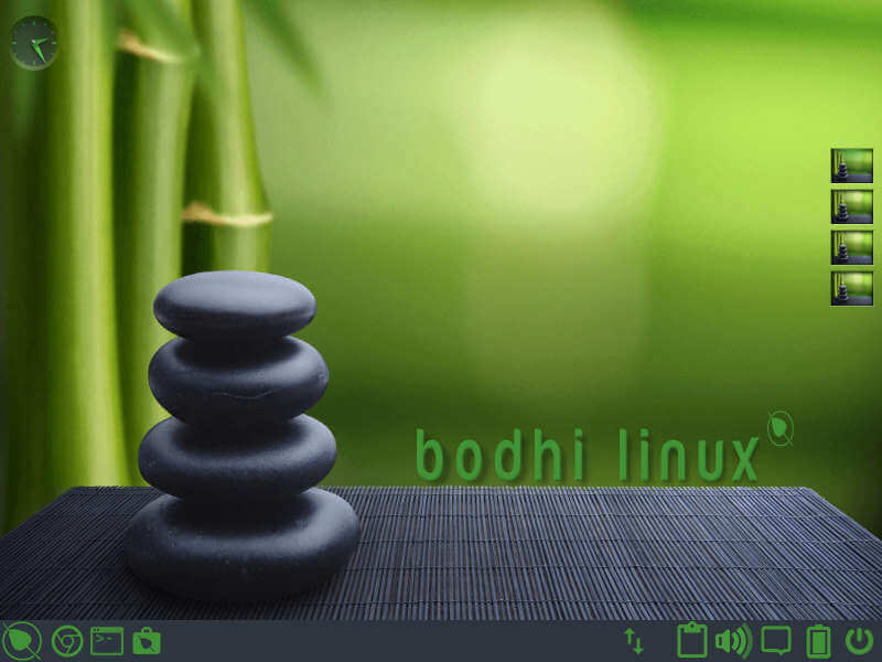 Bodhi Linux Desktop