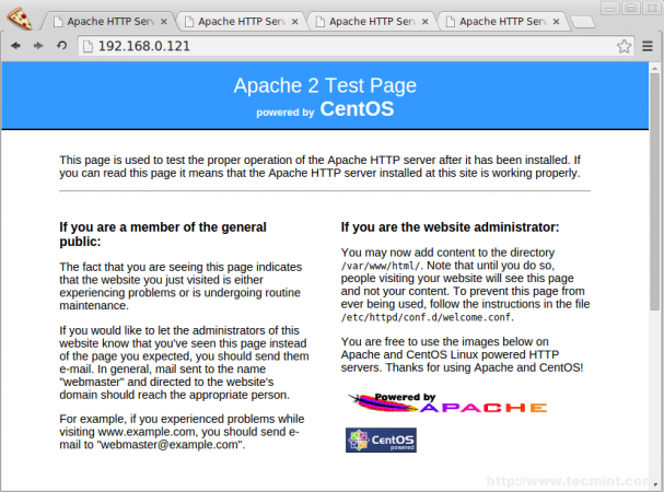 Check Apache Status