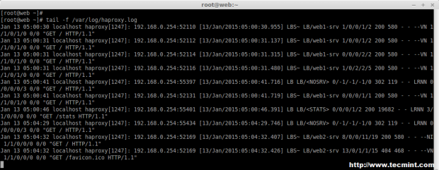 Check HAProxy Logs