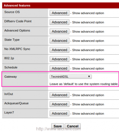 Configure Firewall Gateway