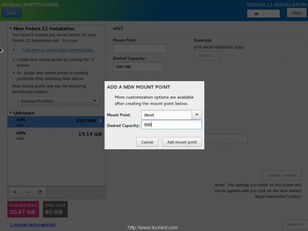 luo Boot Partition