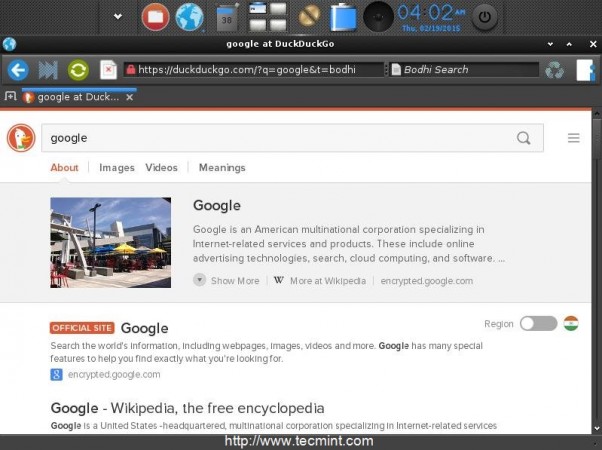 DuckDuckgo Search