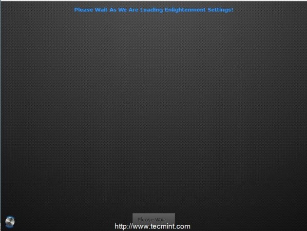 Enlightenment Settings Loading