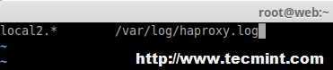 HAProxy Logs