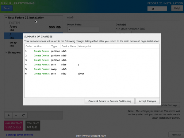 Souhrn Instalace