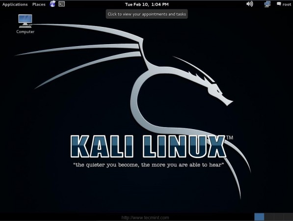 Kali Linux Desktop