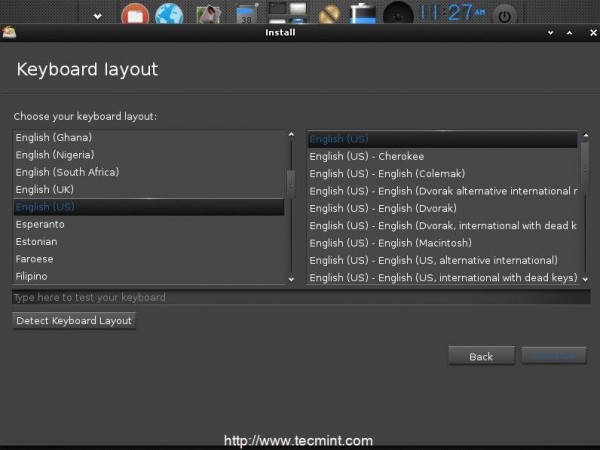 Keyboard Selection