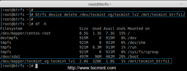 Remove LVM Device