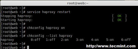 Start HAProxy