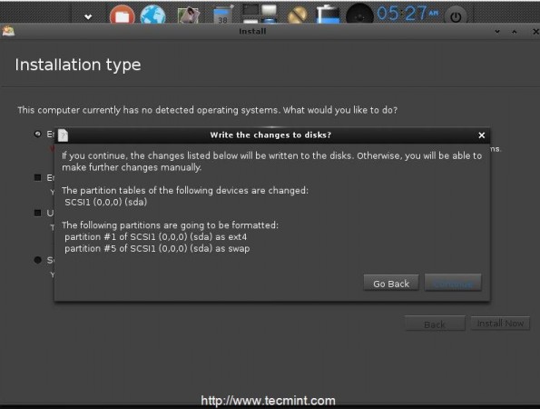 Write Changes to Disk