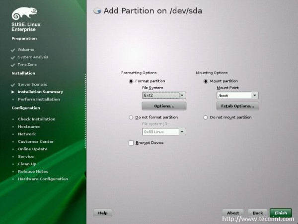 Add Boot Partition