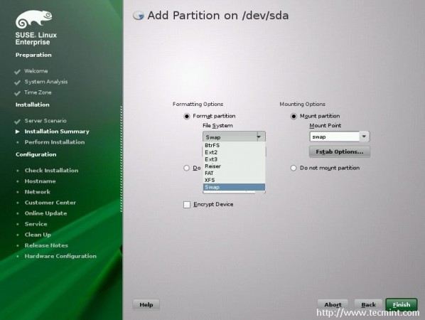 Add Swap Partition