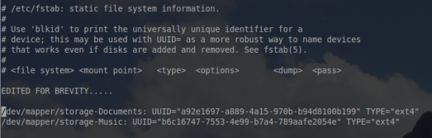Automatic File System Mounting at Startup