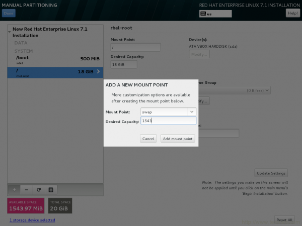 Create Swap Partition