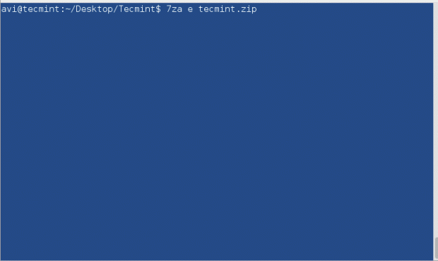 Decrypt File Using 7-Zip