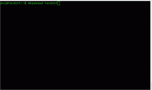 Encrypt Password in Linux Using mkpasswd
