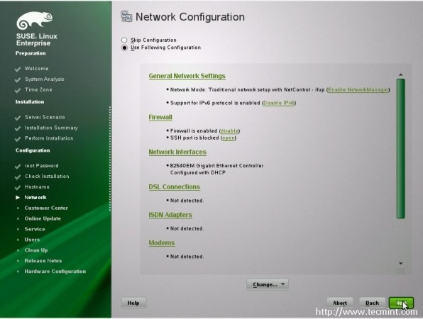 Firewall Configuration