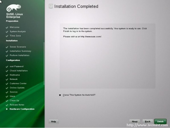 Installation Completed