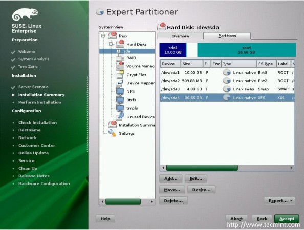 Partition Table