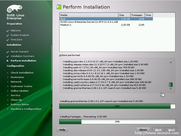 Perform Package Installation