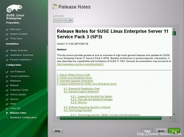 Suse Release Notes