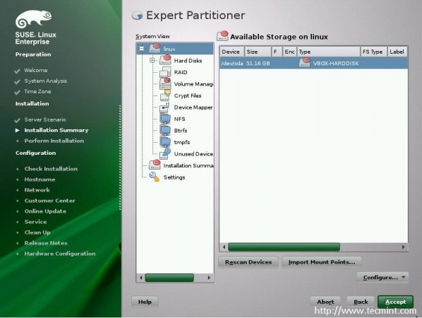 Select Installation Disk