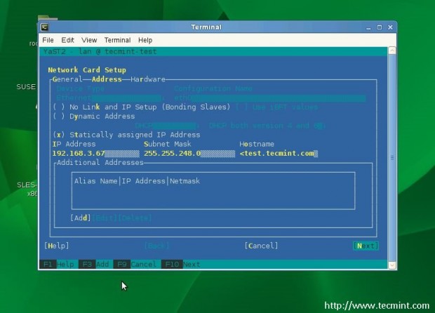 Set IP Address