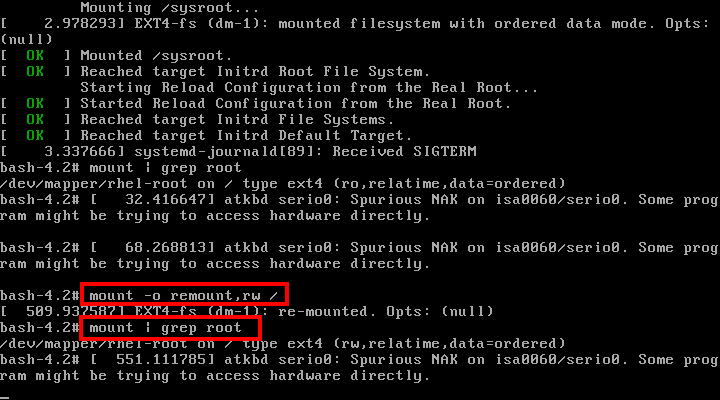 Set Permissions on Root Partition