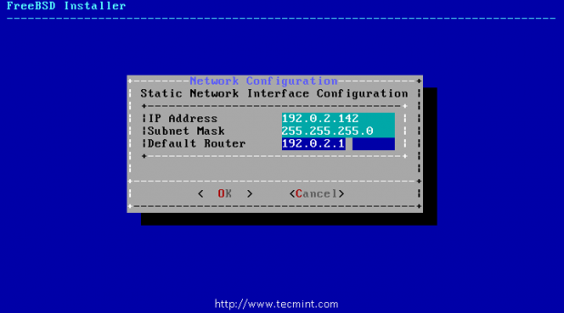 Set Static IP Address