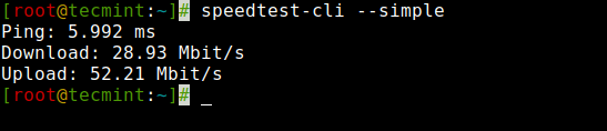 Test Linux Internet Speed