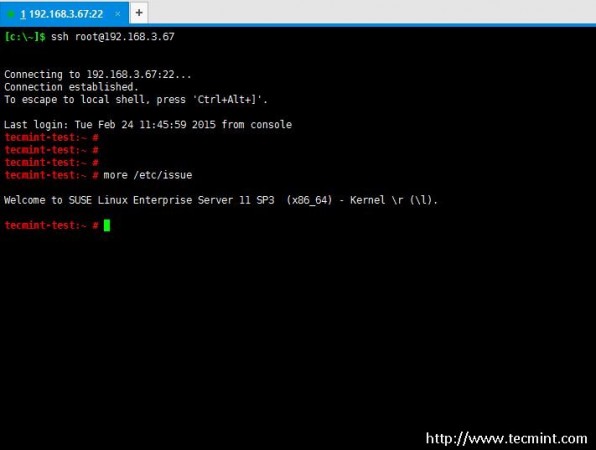Use Putty to SSH
