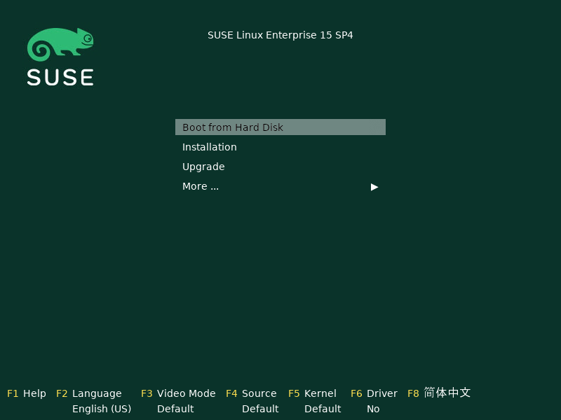 Boot SUSE from Disk