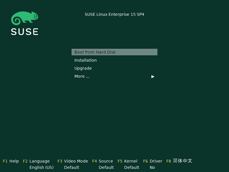 Booting SUSE Linux Enterprise Server