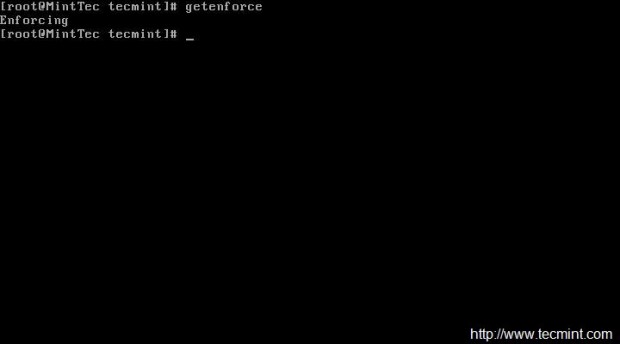 Check SELinux Mode
