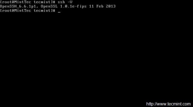 Check SSH Version