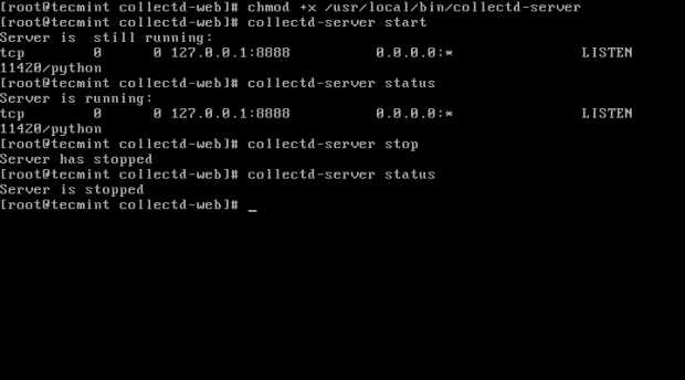 Collectd Server Script