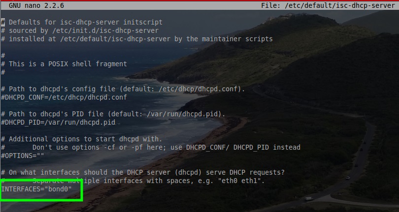  Configurar la red DHCP de ISC 