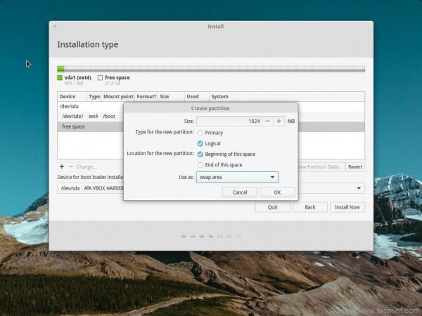 Create Swap Partition