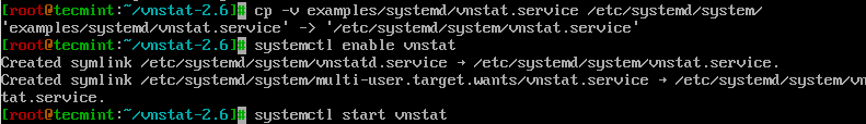  Crear archivo VnStat SystemD 