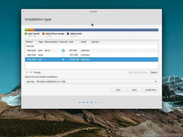 Custom Partition Table