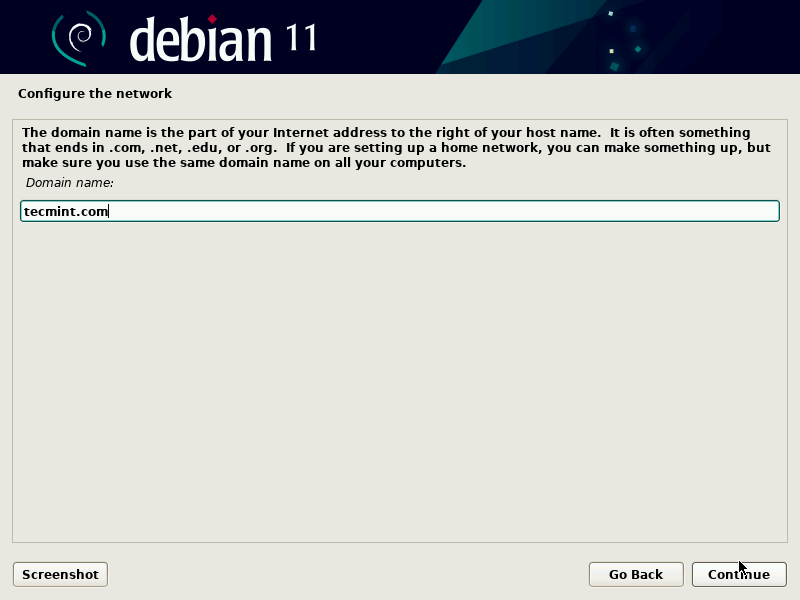 Debian Domain Name