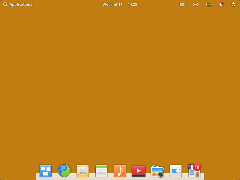 Elementary OS Desktop