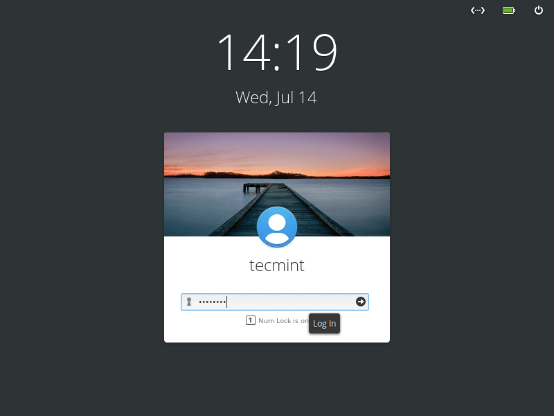 Elementary OS Login