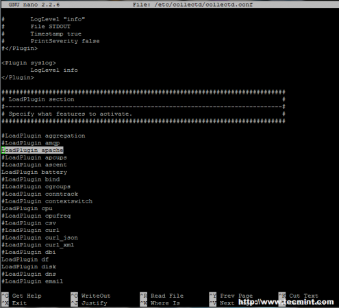 Enable Collectd Apache Plugin