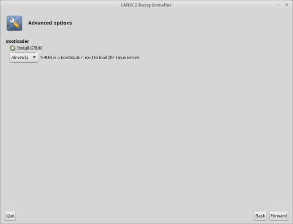 Install Grub Loader