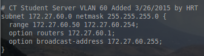 Configure DHCP Pools and Networks 