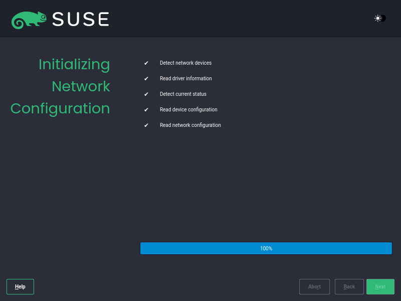 Initialize SUSE Linux Enterprise Server