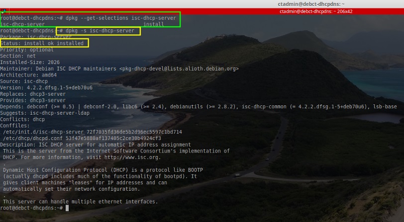  Instalar el servidor DHCP de ISC en Debian 