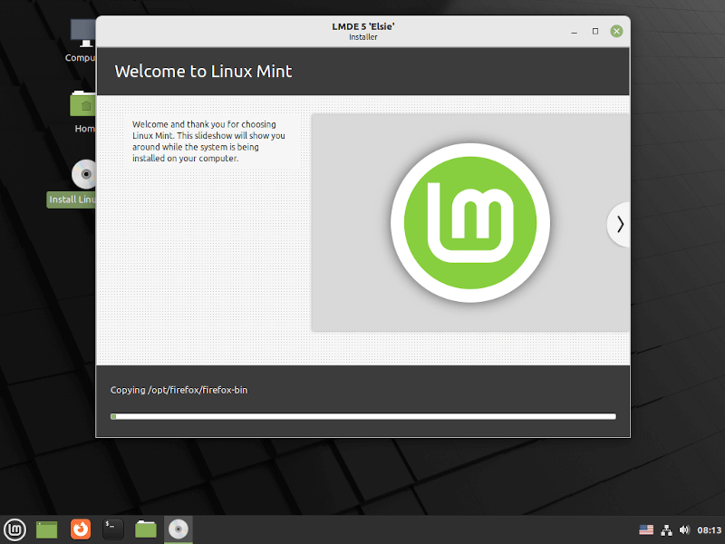 LMDE Installation Process