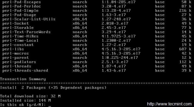 Install MariaDB Database